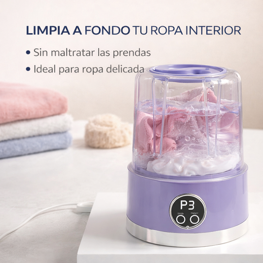 Mini Lavadora Portatil Recargable Usb