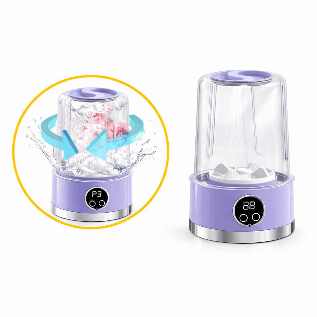 Mini Lavadora Portatil Recargable Usb