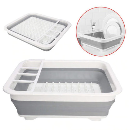 Escurridor De Platos Plegable Organizado